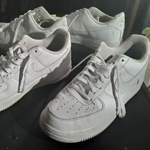 NIKE AIR FORCE 1 LOW 07  [WHITE/WHITE] SIZE 10.5